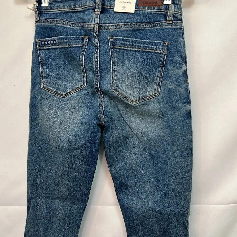 Blank NYC the Bond Mid-rise Skinny Jeans size 25 NWT